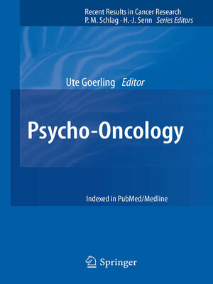 cover image of Psycho-Oncology